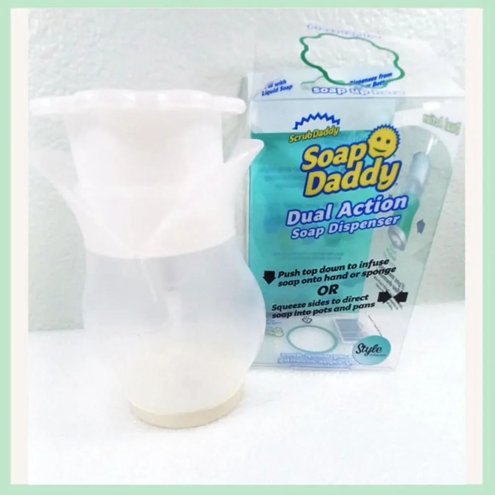 Scrub Daddy Soap Dispenser, Soap Daddy Dual Action Dispenser - Picture 1 of 6